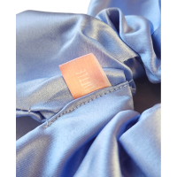 ربطة شعر  على شكل زهرة أزرق