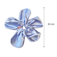 ربطة شعر  على شكل زهرة أزرق