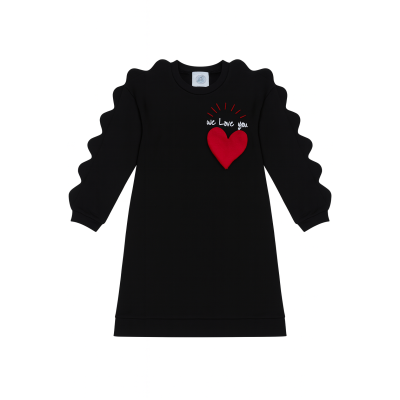 فستان سويتر أسود